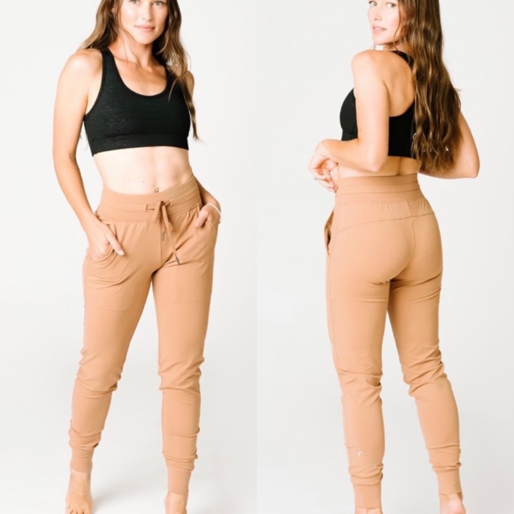 Zyia Active Camel Ascend Jogger Pants Tam Caramel Athletic Joggers XXL